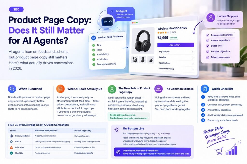 product page copy